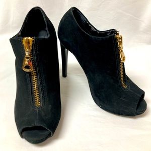 Steven by Steve Madden Suede Bowounce High Heeled Boots/Booties size 7